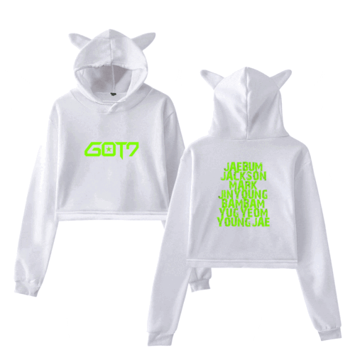 Got7 Cropped Hoodie #1