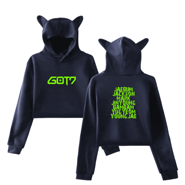 Got7 Cropped Hoodie #1 - Image 3
