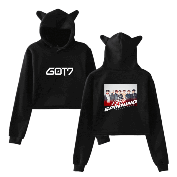 Got7 Cropped Hoodie #5 - Image 2