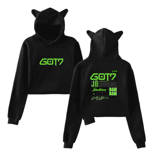 Got7 Cropped Hoodie #4
