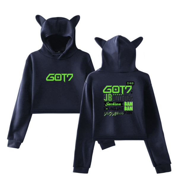 Got7 Cropped Hoodie #4 - Image 3