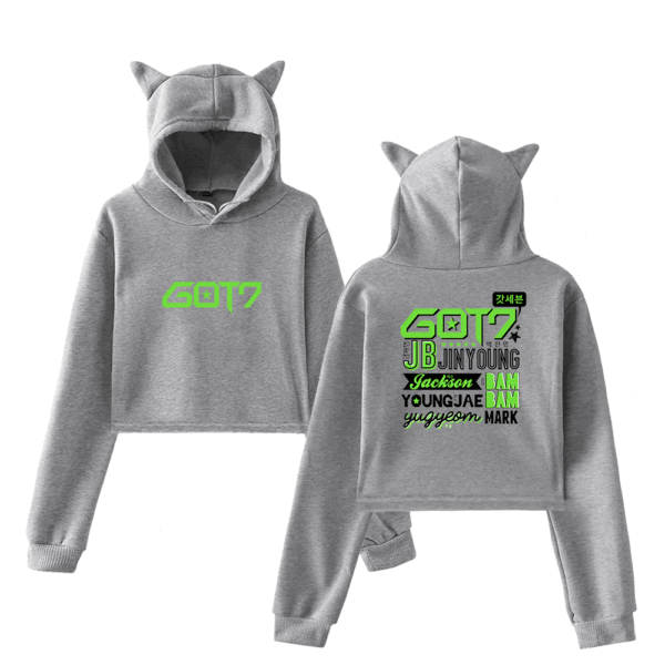 Got7 Cropped Hoodie #4 - Image 4