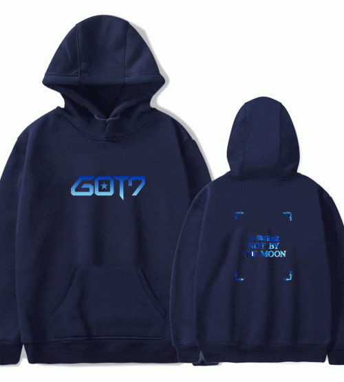 Got7 Hoodie showing some iconic images related to this Kpop group