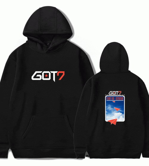 Got7 Hoodie showing some iconic images related to this Kpop group