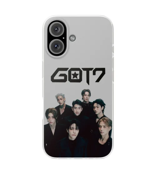 Got7 Phone Case with colorful designs related to the albums