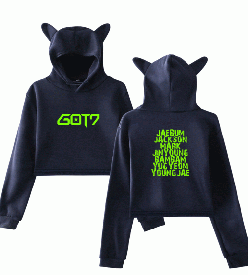 Got7 Hoodie showing some iconic images related to this Kpop group