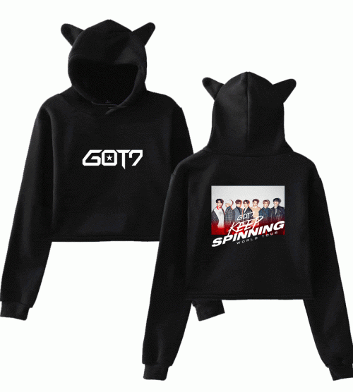 Got7 Hoodie showing some iconic images related to this Kpop group