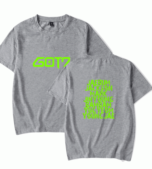 Got7 T-Shirt where fandom imagery is visible
