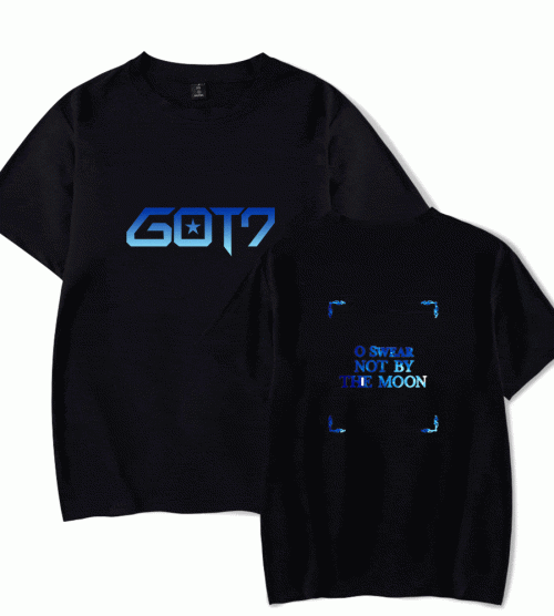 Got7 T-Shirt where fandom imagery is visible