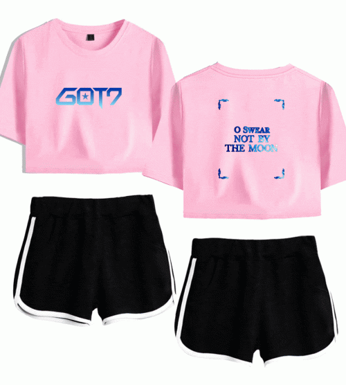 Got7 Tracksuit depicting some of the group's milestones